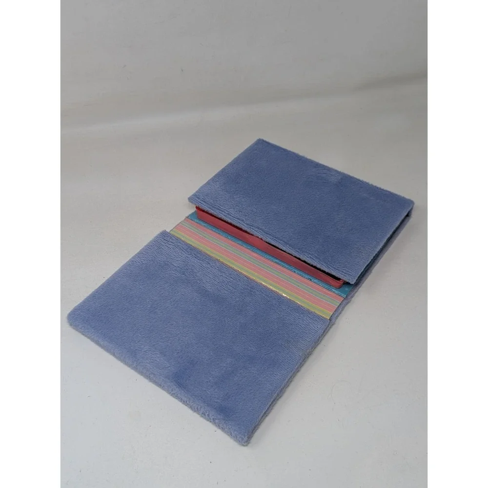Vintage Y2K Fundex My Mash Destiny Diary Fuzzy Book Planner Dry Erase Blue Girls